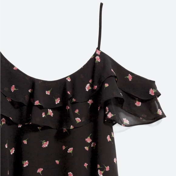 ALICE BLUE Bernie Cold Shoulder Cropped Blouse - Large - Picture 2 of 9